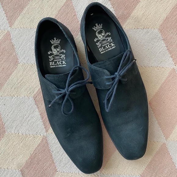 Barker Black Wallace in Charcoal Suede - Picture 2 of 6